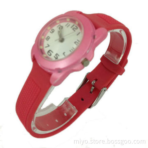 Attractive Children's Colorful Silicone Watches with Unique Items, Japan Quartz Movement